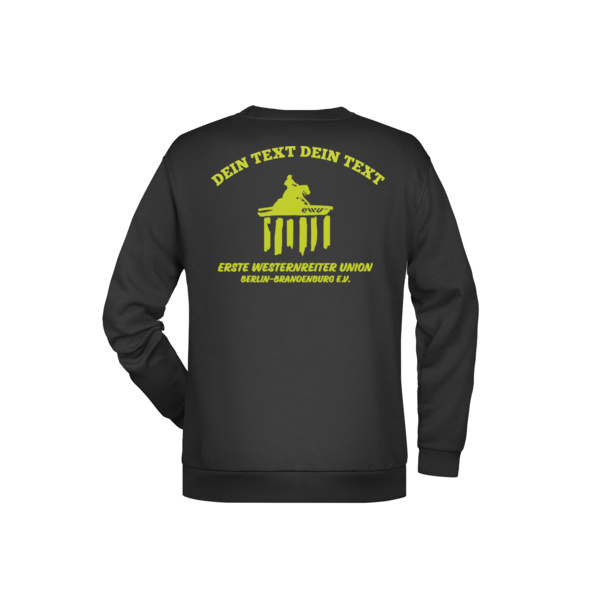 Basic Sweat Men mit Rückendruck Miniaturansicht