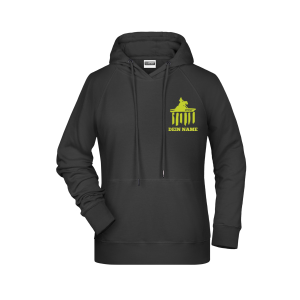 Premium Hoody Lady mit Brust- & Rückendruck Miniaturansicht