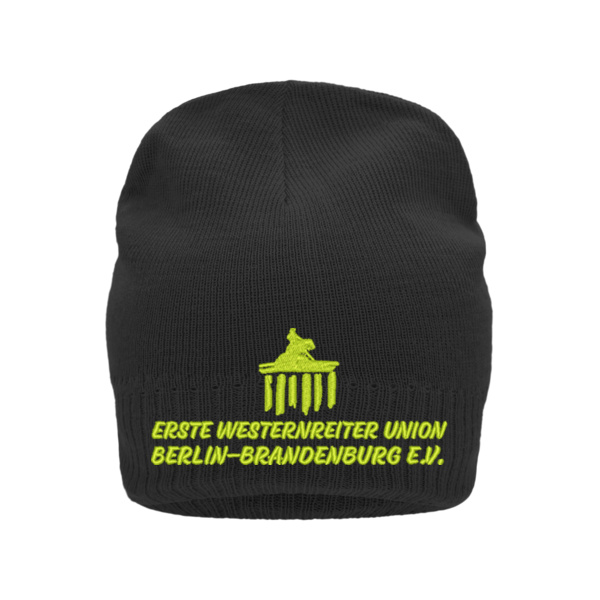 Strickmütze mit Stick Miniaturansicht