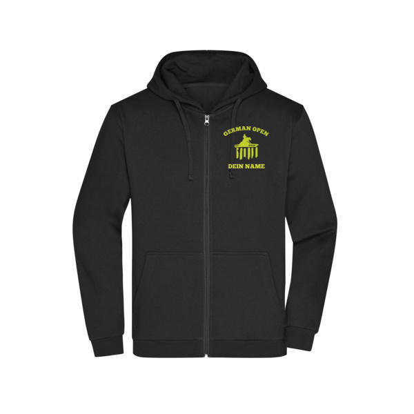 EWU German Open Hoodie mit Namen Rücken- & Brustdruck Miniaturansicht